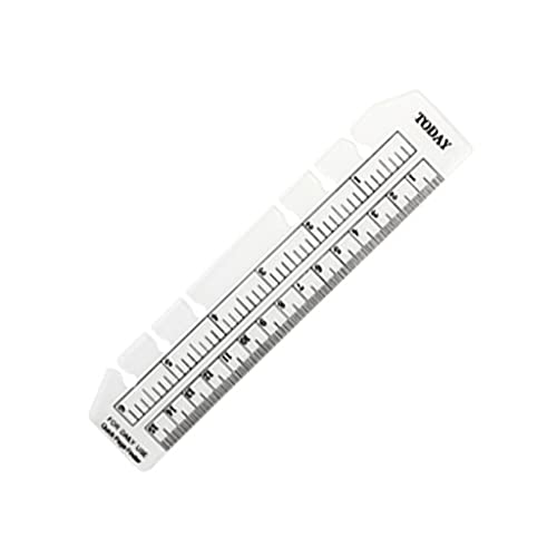 PVC Page Marker Lineal Binder Lineal Größe 6-Loch Notizbuchfüller Klar Schwarz Messwerkzeuge Set Lineal PVC Page Marker Lineal Binder Lineal Größe 6-Loch Notizbuchfüller Klar Schwarz Messwerkzeuge Set Lineal von GAOFESA
