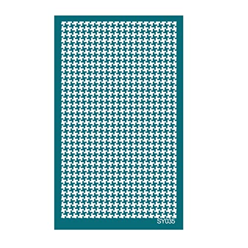Siebdruck-Schablonen für Tonblätter, geometrischer wiederverwendbarer Siebdruck zum Drucken auf Ton und anderem Schmuckton Siebdruck-Schablonen für Tonblätter, geometrischer wiederverwendbarer Siebdruck zum Drucken auf Ton und anderem Schmuckton von GAOFESA