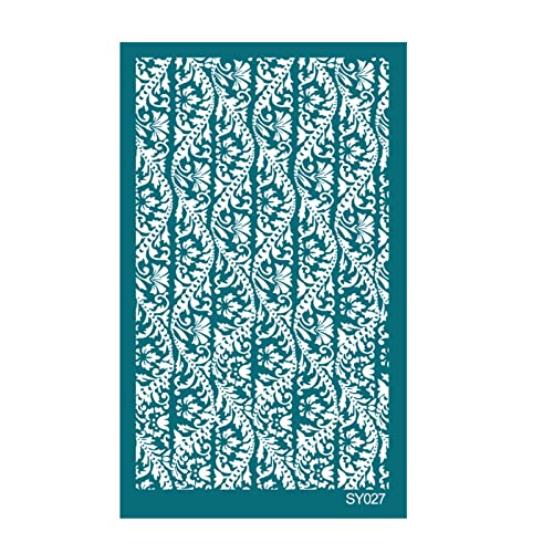 Siebdruck-Schablonen für Tonblätter, geometrischer wiederverwendbarer Siebdruck zum Drucken auf Ton und anderem Schmuckton Siebdruck-Schablonen für Tonblätter, geometrischer wiederverwendbarer Siebdruck zum Drucken auf Ton und anderem Schmuckton von GAOFESA