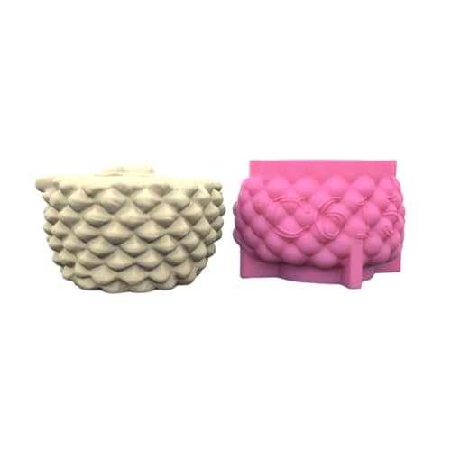 Silikonform 3d Frucht Sukkulente Pflanzer Blumenpot Form Süßes Aufbewahrungsbox Kerze Tasse Harzform Beton Gipsform von GAOFESA
