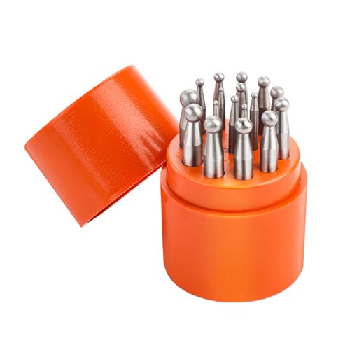Stahlstanzer-Set, Goldschmiedewerkzeug, Schmuckbastelwerkzeug, Schmuckwerkstattausrüstung, geeignet für Schmuckbegeisterte von GAOFESA