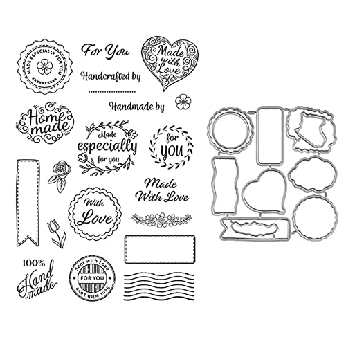 Stanzformen zum Valentinstag und transparente Silikonstempel für Grußkarten, Scrapbooking, Stanzformen und Stempel Stanzformen zum Valentinstag und transparente Silikonstempel für Grußkarten, Scrapbooking, Stanzformen und Stempel von GAOFESA