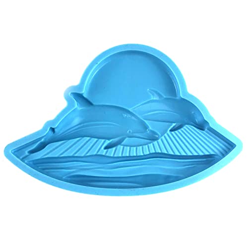 Wandhänge Silikonform Halbstereoskopischer Sonne Delphin Form Desktop Ornamente Anhänger Epoxidharzform von GAOFESA