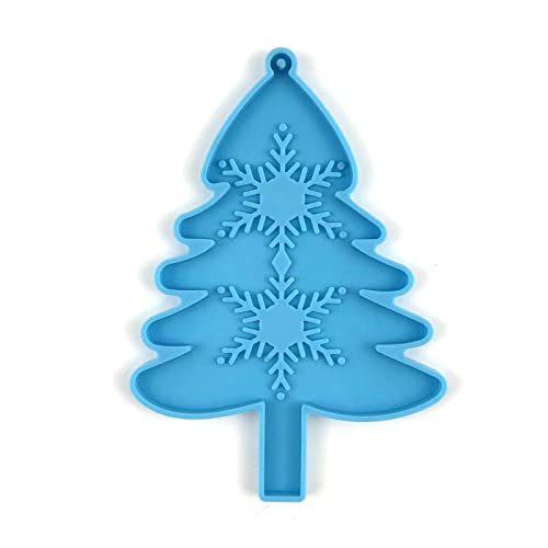 Weihnachtsbaum Schneeflocke Schlüsselbund Silikonform Mit Loch Anhänger Handgefertigter Schimmel Für Valentinstag Geburtstagsgeschenk Weihnachtsbaum Schneeflocke Schlüsselbund Silikonform Mit Loch Anhänger Handgefertigter Schimmel Für Valentinstag Geburtstagsgeschenk von GAOFESA