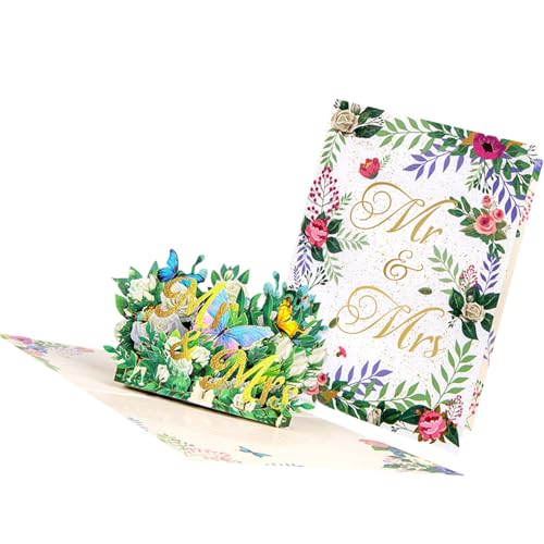 GAOINTELL Einzigartige 3D Valentinstagskarte Mit Schmetterling Und Blumen Handgefertigte Grußkarte Mit Umschlag Elegantes Jubiläumsgeschenk GAOINTELL Einzigartige 3D Valentinstagskarte Mit Schmetterling Und Blumen Handgefertigte Grußkarte Mit Umschlag Elegantes Jubiläumsgeschenk von GAOINTELL