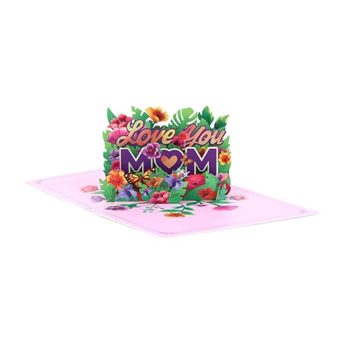 GAOINTELL Künstlerische Popup Karte Für Den Muttertag Künstlerischer 3D Muttertag Grußpapierkarte Aus Benutzerfreundlichen Materialien von GAOINTELL