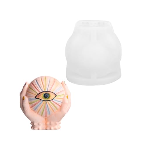 Nicht Schicht Silikonform Zum Handwerk 3D Hände Und Augen Kerze Home Desktop Dekoration Schimmel Einzigartige Geschenkbildung von GAOINTELL