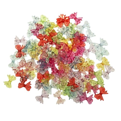Packung Mit 100 Farbenfrohen Elektropleten Bowknot Perlen Handwerkszubehör Für Schmuckherstellung Und Kreative Projekte Packung Mit 100 Farbenfrohen Elektropleten Bowknot Perlen Handwerkszubehör Für Schmuckherstellung Und Kreative Projekte von GAOINTELL