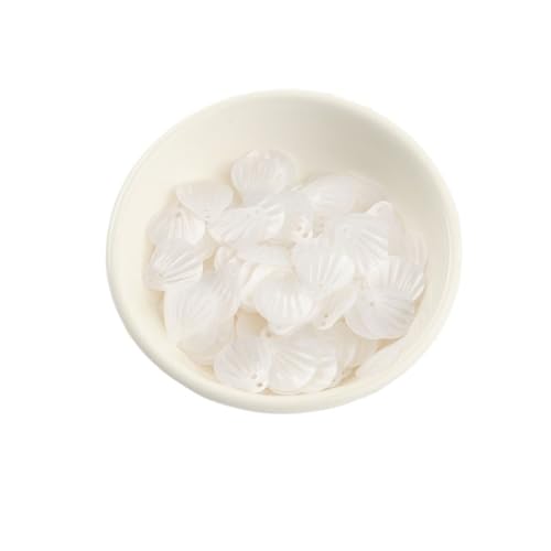10 g 13 mm Muschel-PVC-Pailletten, lose, for Nähen, Verzierungen, Handarbeit for Kleidung(White) von GAOJUDAF