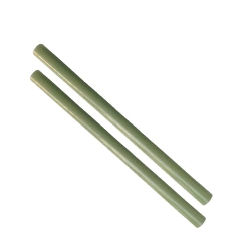 2 Stück Epoxidharz-Rundstäbe, grün, Länge 500 mm, Glasfaserstäbe for Konstruktionsverstärkungen(10X500mm) von GAOJUDAF