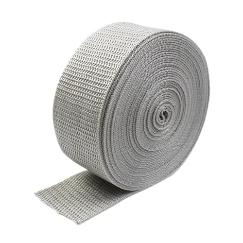 GAOJUDAF 10 Meter Polypropylen-Gurtband, PP-Schultertaschengurt, Band, Dekor-Spitze, Nähen, Schrägband, Zubehör(Light Gray,32mm) von GAOJUDAF