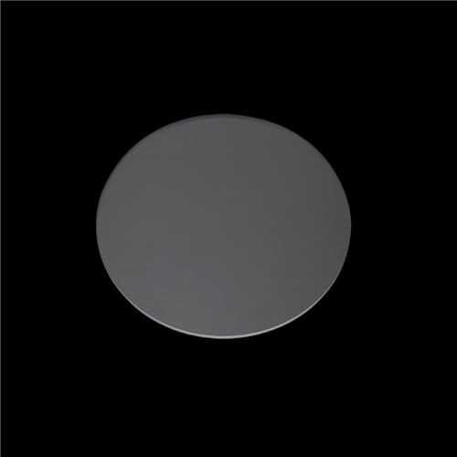 GAOJUDAF 2 Stück Milchglasplatten Durchmesser 35 mm – 69 mm, runde, flache, halbtransparente Lampenschirme aus Glass for Lichtlampen(59mm x 1.6mm) von GAOJUDAF