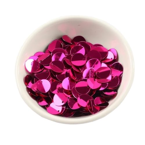 GAOJUDAF 250 Stück 10 mm Faltpailletten mit seitlichen Löchern, PVC-Materialien, DIY-Bühnenkleidungsdekorationen(Purple) von GAOJUDAF
