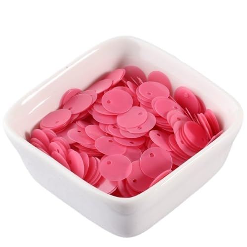 GAOJUDAF 250 Stück 10 mm matte lose PET-Pailletten, flache Artesanatos-Befunde, glitzernde Pailletten for die Hochzeit(Matte Light Purple) von GAOJUDAF