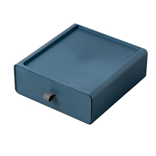 GAOJUNAN Bad Organizer Schubladen-Kosmetik-Aufbewahrungsbox, Schminktisch, Schreibtisch, vielseitige Sortierbox, Make-up-Organizer Make up Organizer(Blue) von GAOJUNAN