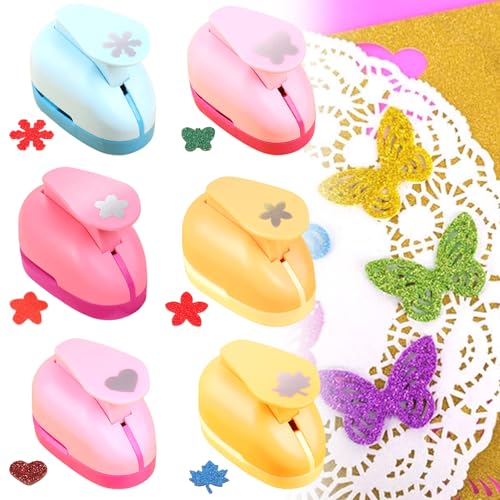 6 Stücke Motivstanzer Set: Papierstanzer, Papier Ausstanzer, Mini Locher, Motivstanzer Blume, Motivstanzer Kinder, Bunte Motivlocher, Stanzer für Kinder DIY Scrapbook Fotoalbum Handwerk 6 Stücke Motivstanzer Set: Papierstanzer, Papier Ausstanzer, Mini Locher, Motivstanzer Blume, Motivstanzer Kinder, Bunte Motivlocher, Stanzer für Kinder DIY Scrapbook Fotoalbum Handwerk von GAOUTO
