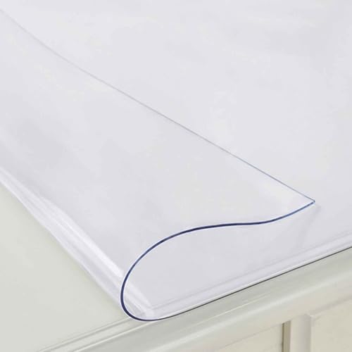 GAOzhenq Transparente Kunststoff-Tischdecke, rechteckig, 70 x 150 cm/80 x 160 cm/90 x 190 cm, 100% wasserdicht, ölbeständig, schmutzabweisend, abwischbar, transparente Vinyl-Tischplattenschutzhülle GAOzhenq Transparente Kunststoff-Tischdecke, rechteckig, 70 x 150 cm/80 x 160 cm/90 x 190 cm, 100% wasserdicht, ölbeständig, schmutzabweisend, abwischbar, transparente Vinyl-Tischplattenschutzhülle von GAOzhenq