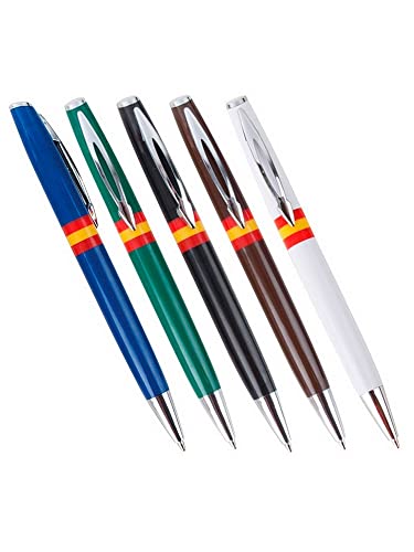 Kugelschreiber, (Set mit 10 Stück), spanische Flagge, Schönheit, lustig, Schreibwaren und Büro, Schulmaterial, blaue Tinte von GARGOLA.ES OPERADORES DIGITALES