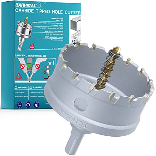GARHWAL - Ø 75mm Hochleistungs-Hartmetall-Lochsäge mit Hartmetall-Zähnen für Schneidarbeiten in Stahl, Edelstahl, Aluminium und Kunststoff - Industriequalität, langlebig und schnellere Bohrergebnisse GARHWAL - Ø 75mm Hochleistungs-Hartmetall-Lochsäge mit Hartmetall-Zähnen für Schneidarbeiten in Stahl, Edelstahl, Aluminium und Kunststoff - Industriequalität, langlebig und schnellere Bohrergebnisse von GARHWAL