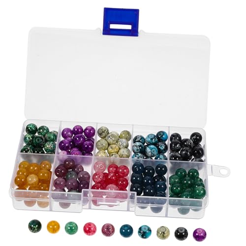 GARIOUANS 1 Karton Farben Glasperlen Rund Schmuckperlen DIY Bastelperlen für Armband Halskette Schmuckherstellung Farbige Glasperlen zum Auffädeln Langlebig Sicher GARIOUANS 1 Karton Farben Glasperlen Rund Schmuckperlen DIY Bastelperlen für Armband Halskette Schmuckherstellung Farbige Glasperlen zum Auffädeln Langlebig Sicher von GARIOUANS