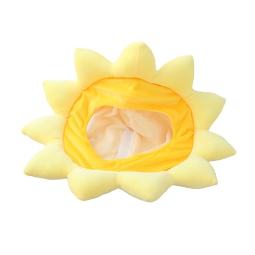 GARIOUANS 1 PC Sonnenblumen Kopfbedeckung Cosplay Sonnenblumenhut Kostüm Kopfbedeckung Blumen Plüsch Kopfbedeckung Ausgefallene Party Lustiges Sonnenblumen Kostüm Sonnenhut Form GARIOUANS 1 PC Sonnenblumen Kopfbedeckung Cosplay Sonnenblumenhut Kostüm Kopfbedeckung Blumen Plüsch Kopfbedeckung Ausgefallene Party Lustiges Sonnenblumen Kostüm Sonnenhut Form von GARIOUANS