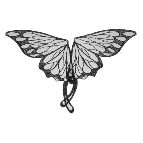 GARIOUANS 1 Paar Bestickte Schmetterlings Applikation Nähzubehör Kleidungsdekor Accessoire Patches Für Jacken Schmetterlings Patches Kleidungsreparatur Patch DIY Patch Schwarzes GARIOUANS 1 Paar Bestickte Schmetterlings Applikation Nähzubehör Kleidungsdekor Accessoire Patches Für Jacken Schmetterlings Patches Kleidungsreparatur Patch DIY Patch Schwarzes von GARIOUANS