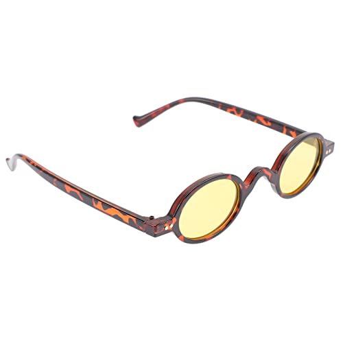 GARIOUANS 1 Paar Retro Leopardenmuster Sonnenbrille für Damen und Herren Stilvolle Vintage Sonnenbrille für Festivals und Outdoor Aktivitäten Leichte und Langlebige Brille von GARIOUANS