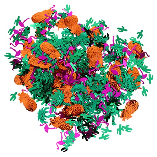 GARIOUANS 1 Packung Hawaiian Party Konfetti Dekoration Pailletten für Tischdeko Bastelprojekte Glitzernde Atmosphärekreation für Festlichkeiten von GARIOUANS