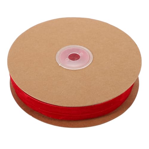 GARIOUANS 1 Rolle Beflockungsband Präsentieren Sie ein Wickelband Bogen machen Band DIY -Band für Handwerk dekoratives Wickelband Schleifenband selber machen Bänder für Handwerk Nylon rot GARIOUANS 1 Rolle Beflockungsband Präsentieren Sie ein Wickelband Bogen machen Band DIY -Band für Handwerk dekoratives Wickelband Schleifenband selber machen Bänder für Handwerk Nylon rot von GARIOUANS