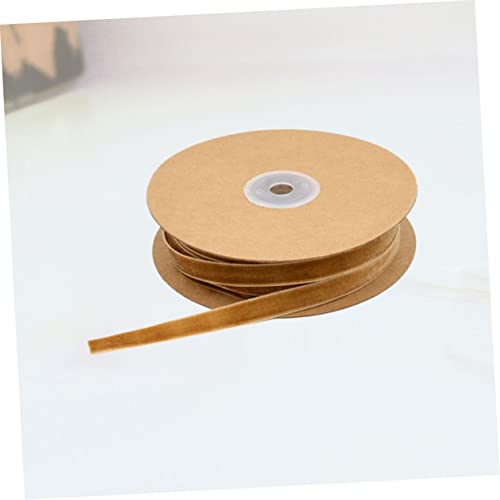 GARIOUANS 1 Rolle Breites Flockband Kaffee Dekoratives Einseitiges Samtband für Bastelprojekte Hochzeiten und Heimdekoration für Schmuck und Accessoires GARIOUANS 1 Rolle Breites Flockband Kaffee Dekoratives Einseitiges Samtband für Bastelprojekte Hochzeiten und Heimdekoration für Schmuck und Accessoires von GARIOUANS