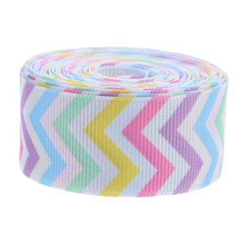 GARIOUANS 1 Rolle Breites Ostermotiv Geschenkband mit Wellenmuster Dekoratives Polyesterband für Präsentverpackungen Bastelband für Feste und Besondere Anlässe GARIOUANS 1 Rolle Breites Ostermotiv Geschenkband mit Wellenmuster Dekoratives Polyesterband für Präsentverpackungen Bastelband für Feste und Besondere Anlässe von GARIOUANS