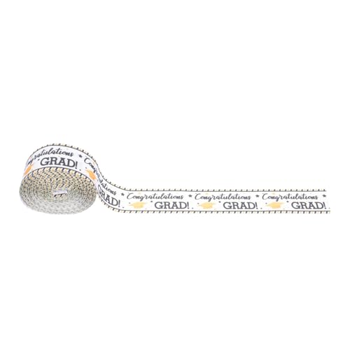 GARIOUANS 1 Rolle Graduation Season Geschenkverpackungsband Dekoratives Seidenband für Diy Dekoration Yards für Abschlussfeiern Kunsthandwerk und Bastelprojekte GARIOUANS 1 Rolle Graduation Season Geschenkverpackungsband Dekoratives Seidenband für Diy Dekoration Yards für Abschlussfeiern Kunsthandwerk und Bastelprojekte von GARIOUANS