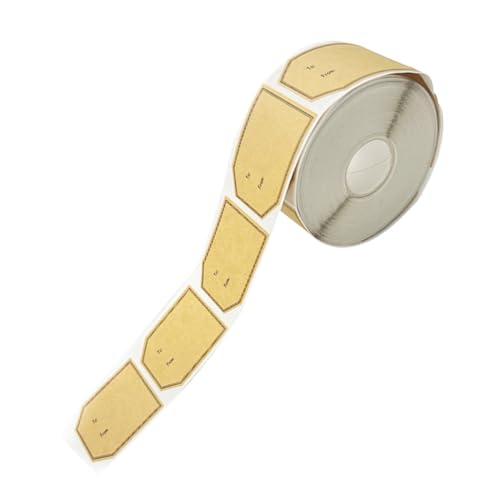 GARIOUANS 1 Rolle Kraftpapier Etiketten Selbstklebend Rolle Beschriftbare Aufkleber für Tüten Umschläge und für Dekoration und Verpackung GARIOUANS 1 Rolle Kraftpapier Etiketten Selbstklebend Rolle Beschriftbare Aufkleber für Tüten Umschläge und für Dekoration und Verpackung von GARIOUANS