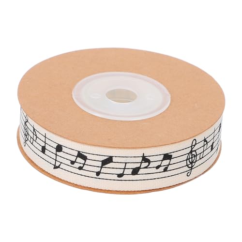 GARIOUANS 1 Rolle Musik Baumwollband Bunte Drucke für Partyverpackungen Blumenwickeln und Bastelprojekte Wiederverwendbar und Langlebig für Kreative Dekorationen GARIOUANS 1 Rolle Musik Baumwollband Bunte Drucke für Partyverpackungen Blumenwickeln und Bastelprojekte Wiederverwendbar und Langlebig für Kreative Dekorationen von GARIOUANS
