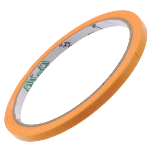 GARIOUANS 1 Rolle Sprühfarbe Abdeckband Kantenkleber Maler Abdeckband Schutz Kunst Wand Scrapbooking Projekt Dekoration Maskin Tape DIY Klebeband Autolackiergerät Pvc Orange von GARIOUANS