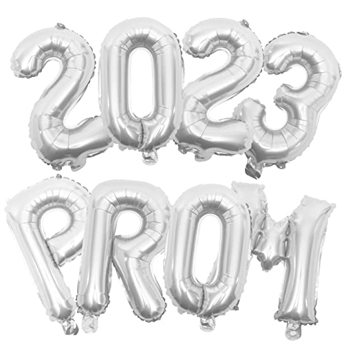GARIOUANS 1 Satz Abschlussballons Silberne Prom Luftballons für Graduiertenfeiern Deko für Schulabschluss Partydekoration Große Luftballons für Feierliche Anlässe GARIOUANS 1 Satz Abschlussballons Silberne Prom Luftballons für Graduiertenfeiern Deko für Schulabschluss Partydekoration Große Luftballons für Feierliche Anlässe von GARIOUANS