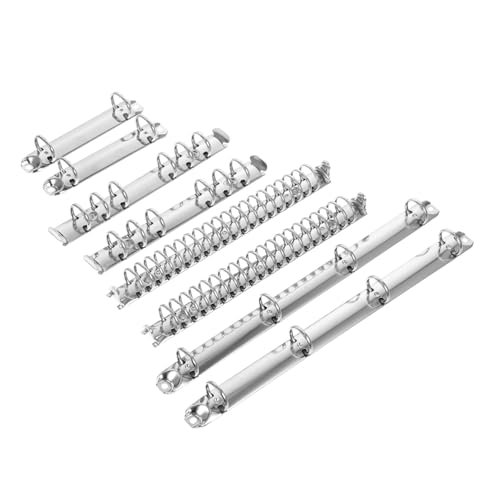 GARIOUANS 1 Satz Binder Spine Inserts Teilig für Metall Ringbuch Mechanismen für Büro und Zuhause zur Organisation von Projekten und Präsentationen Leicht und Tragbar von GARIOUANS