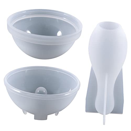 GARIOUANS 1 Satz DIY Bowling Silikonformen Set Wiederverwendbare Epoxidharz Formen für Kreative Bastelprojekte für Zuhause und mit Platz für Glitzer und Dekorationen von GARIOUANS