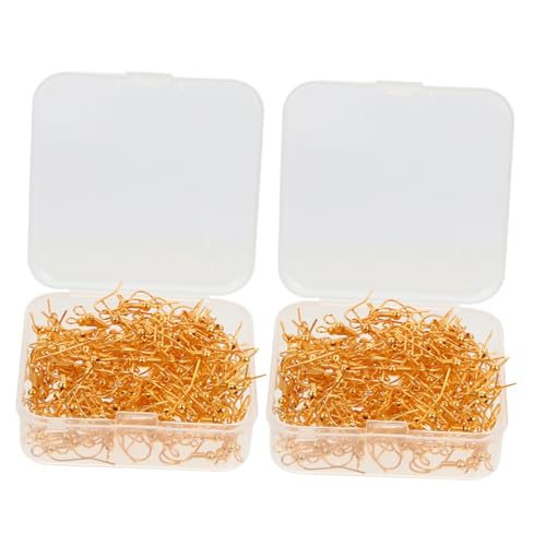 GARIOUANS 1 Satz Diy Ohrhaken Aus Hochwertigem Langlebige Schmuckzubehör Für Ohrringe Zum Basteln Und Reparieren Ohrschmuck Accessoires in Gold Vielseitig Einsetzbar 400 Stück GARIOUANS 1 Satz Diy Ohrhaken Aus Hochwertigem Langlebige Schmuckzubehör Für Ohrringe Zum Basteln Und Reparieren Ohrschmuck Accessoires in Gold Vielseitig Einsetzbar 400 Stück von GARIOUANS