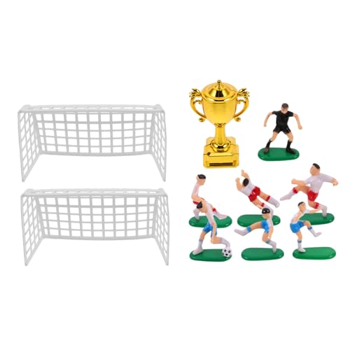 GARIOUANS 1 Satz Fußballspieler Dekorationsset für Kuchen Mini Trophäe für Fußballthemen Partys Vielseitige Verwendung oder Detailreiche Handwerkskunst für Beeindruckende GARIOUANS 1 Satz Fußballspieler Dekorationsset für Kuchen Mini Trophäe für Fußballthemen Partys Vielseitige Verwendung oder Detailreiche Handwerkskunst für Beeindruckende von GARIOUANS