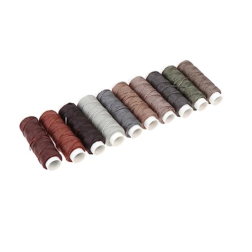 GARIOUANS 1 Satz Gewachste Schnur für Ledernaht Farben im Set für DIY Handwerk Wasserdichtes Nähgarn für Lederprojekte und Armbänder GARIOUANS 1 Satz Gewachste Schnur für Ledernaht Farben im Set für DIY Handwerk Wasserdichtes Nähgarn für Lederprojekte und Armbänder von GARIOUANS