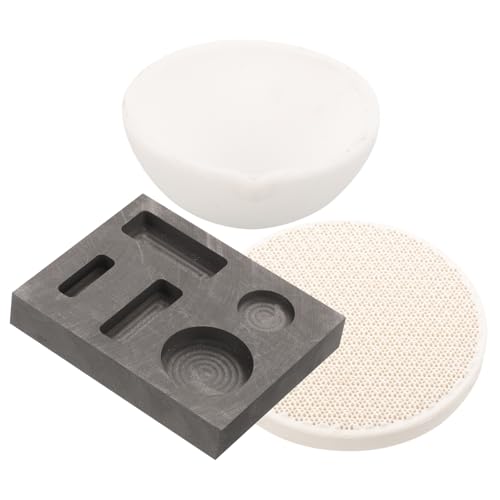 GARIOUANS 1 Satz Graphit Tiegel Set für Metallverarbeitung Teiliges Gussform Kit für Gold und Silber Tragbares Schmelzwerkzeug mit Hoher Temperaturbeständigkeit und Langlebigkeit für GARIOUANS 1 Satz Graphit Tiegel Set für Metallverarbeitung Teiliges Gussform Kit für Gold und Silber Tragbares Schmelzwerkzeug mit Hoher Temperaturbeständigkeit und Langlebigkeit für von GARIOUANS