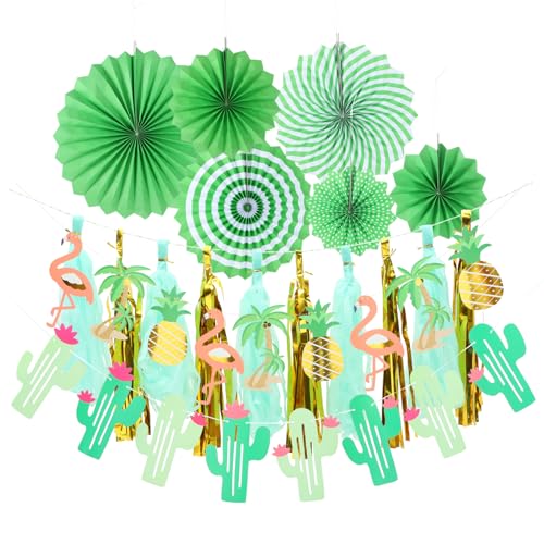 GARIOUANS 1 Satz Hawaiian Party Dekoration Teiliges Flamingo und Ananas Ballon Paket für Tropische Sommerfeste Luau und Aloha Mottopartys Aufzuhängen aus Papier für Unvergessliche GARIOUANS 1 Satz Hawaiian Party Dekoration Teiliges Flamingo und Ananas Ballon Paket für Tropische Sommerfeste Luau und Aloha Mottopartys Aufzuhängen aus Papier für Unvergessliche von GARIOUANS