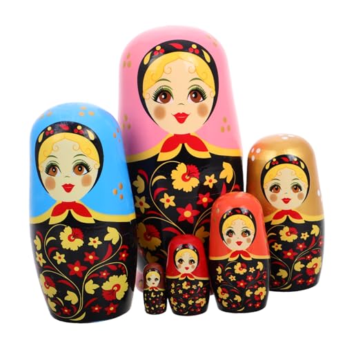 GARIOUANS 1 Satz Matroschka- Russische Puppenverzierungen nisten Puppen Russische Nistpuppen für Holzbausatz Holznistpuppen für Wohnkultur hölzern GARIOUANS 1 Satz Matroschka- Russische Puppenverzierungen nisten Puppen Russische Nistpuppen für Holzbausatz Holznistpuppen für Wohnkultur hölzern von GARIOUANS