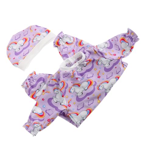 GARIOUANS 1 Satz Puppenkleidungsset Babypuppe mit Kleidung Zubehör für Babypuppen Zubehör für Puppenkostüme Kleine Puppenkleidung Miniatur-Babypuppen gefälschte Babysachen Mini-Puppen Stoff von GARIOUANS