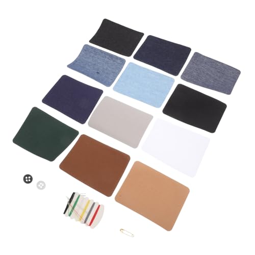 GARIOUANS 1 Satz Reparaturflicken für Kleidung Teiliges Bunten Selbstklebenden Länglichen Stoffpatches zum Aufbügeln für Knie und Ellbogen für Jeans Hosen und Jacken GARIOUANS 1 Satz Reparaturflicken für Kleidung Teiliges Bunten Selbstklebenden Länglichen Stoffpatches zum Aufbügeln für Knie und Ellbogen für Jeans Hosen und Jacken von GARIOUANS