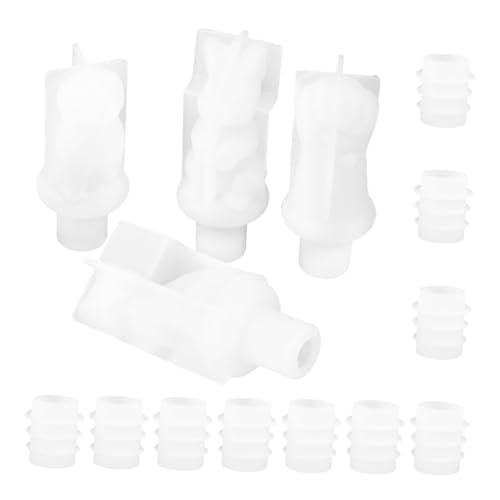 GARIOUANS 1 Satz Silikonformen für Flaschenstopfen DIY Epoxidharz Gießform für Kreative Flaschenverschlüsse Teiliges Set mit Katzenpfoten Hunden und Hasen für Bastelprojekte und von GARIOUANS