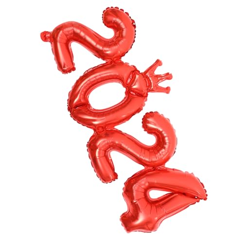 GARIOUANS 1 Satz Zahlenballon Aluminium Folienballons für Neujahrsfeiern Hochzeiten und Abschlussfeiern Kreative Dekoration für Unvergessliche Leuchtende Farben und Einzigartiges Design von GARIOUANS