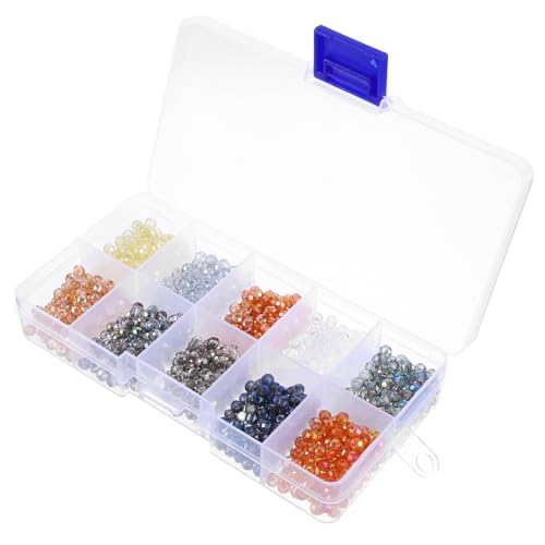 GARIOUANS 1 Schachtel Glasperlen DIY Spacer Perlen für Schmuckherstellung Kristallgelbe Glasperlen in Praktischer Aufbewahrungsbox für Armbänder Ohrringe und Mehr GARIOUANS 1 Schachtel Glasperlen DIY Spacer Perlen für Schmuckherstellung Kristallgelbe Glasperlen in Praktischer Aufbewahrungsbox für Armbänder Ohrringe und Mehr von GARIOUANS