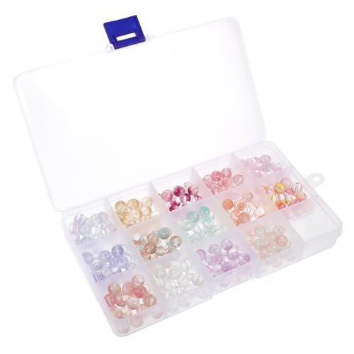 GARIOUANS 1 Schachtel Glasperlen für Schmuckherstellung Bunte Dekorative Perlen zum Auffädeln Vielseitig für Armbänder und Halsketten DIY Bastelzubehör Langlebig und Farbecht GARIOUANS 1 Schachtel Glasperlen für Schmuckherstellung Bunte Dekorative Perlen zum Auffädeln Vielseitig für Armbänder und Halsketten DIY Bastelzubehör Langlebig und Farbecht von GARIOUANS